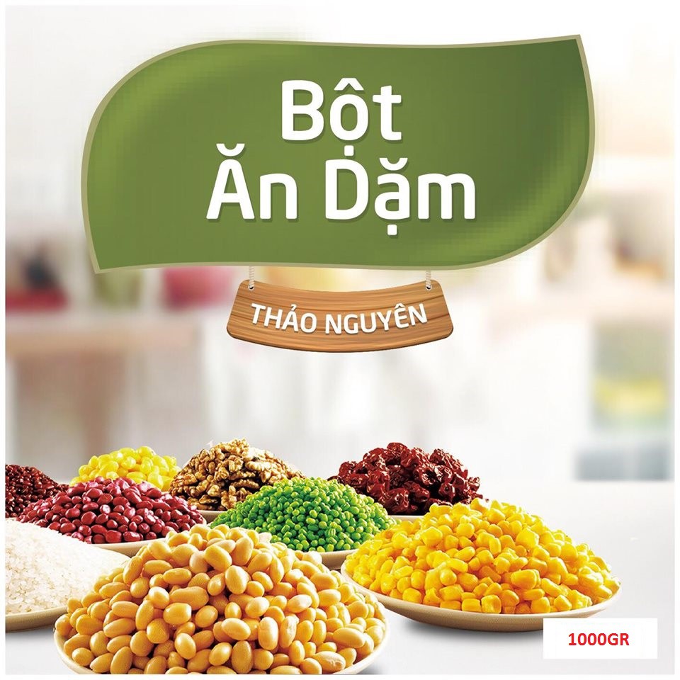 1000 GR BỘT ĂN DẶM CAO CẤP CHO BÉ 6 THÁNG TUỔI , BỘT GẠO DINH DƯỠNG TĂNG CÂN CHO BÉ 6 THÁNG TUỔI, BỘT TẬP ĂN