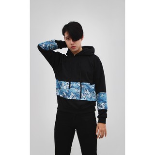 Hoodie họa tiết sóng biển