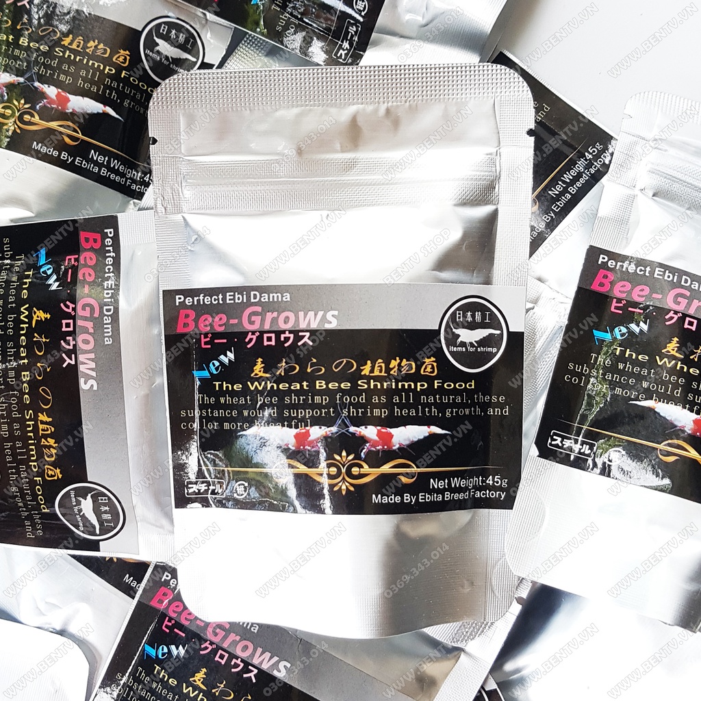 Thức Ăn Tép Cảnh Bee-Grows - Thức Ăn Cho Tép Ong (45g)