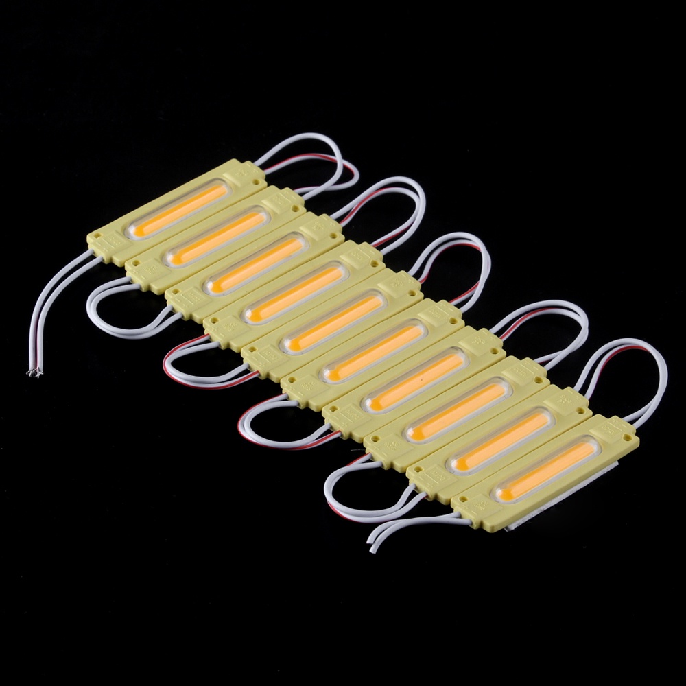 Set 10 Mô-đun đèn 6 LED 12V 24V đánh dấu bên hông siêu sáng cho xe buýt cảnh báo xe tải