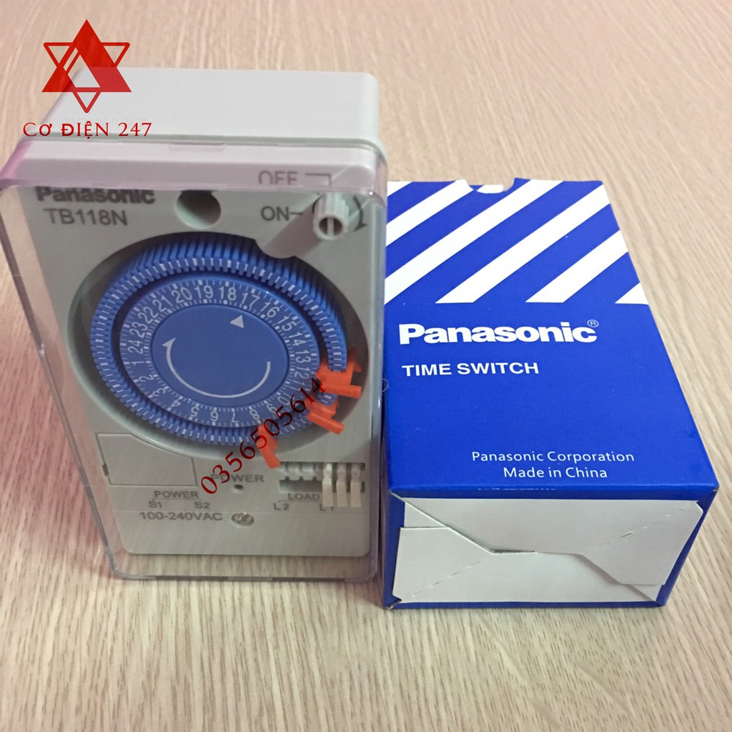 bộ hẹn giờ 24h- đồng hồ hẹn giờ - Timer hẹn giờ Panasonic TB118N