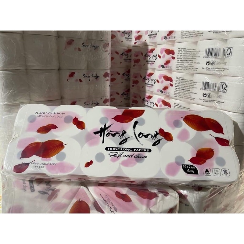 Giấy Vệ Sinh Cao Cấp Hồng Long