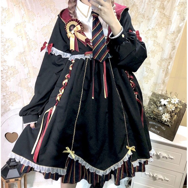 Fullset đầm OP Lolita switch Puppet Night chính hãng