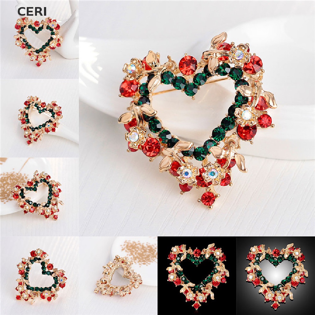 1 Ghim Cài Áo Hình Người Tuyết / Ngôi Sao Đính Đá Thời Trang Ghim Cài Áo Hình Vòng Hoa / Người Tuyết / Trái Tim Đính Đá Nhân Tạo Thời Trang Cho Chr Đính Đá