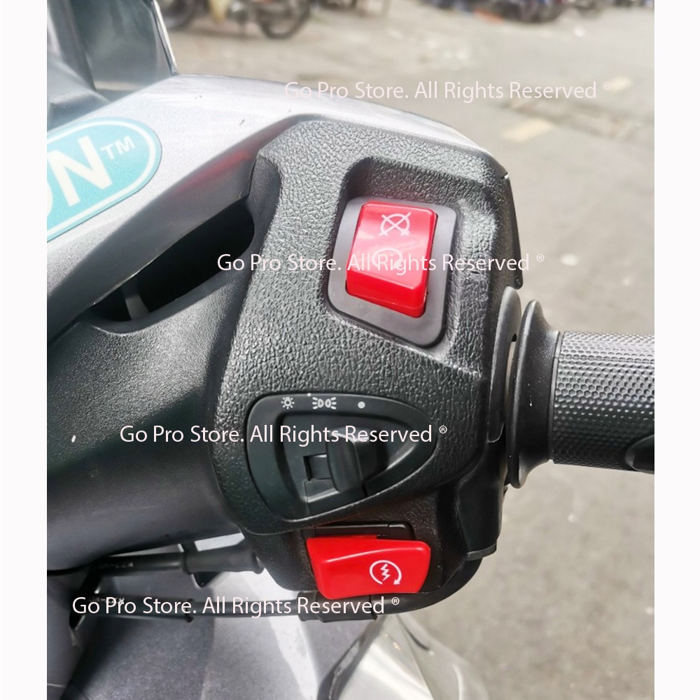 Nút Công Tắc Màu Đỏ Gắng Xe Honda
