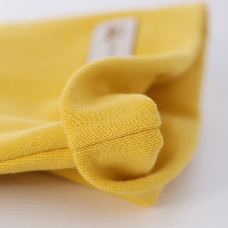 Mũ Beanie Cotton Màu Trơn Co Giãn Đính Tai Gấu Dễ Thương Cho Bé Sơ Sinh 0-6 Tháng Tuổi