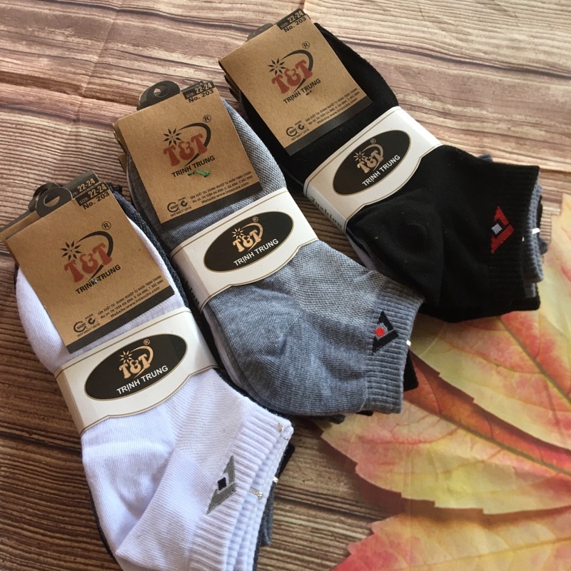 Combo 10 Tất nam cổ ngắn