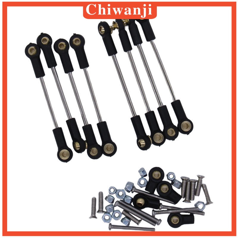 Set 8 Thanh Nối Bằng Hợp Kim Nhôm 1 / 16 Cho Xe Điều Khiển Wpl B1 B14 B24 C14 C24 Crawler Buggy