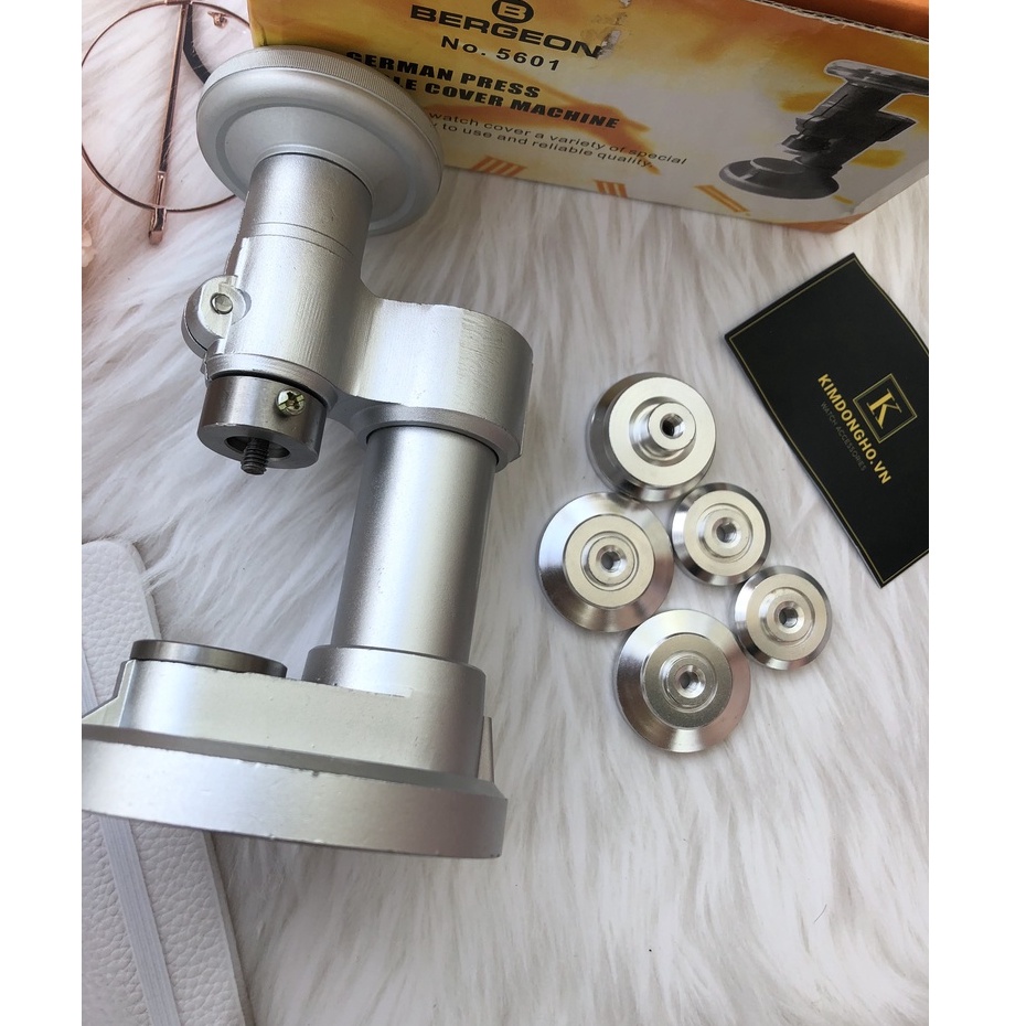 Bộ ép đáy đồng hồ, ép kính đồng hồ chuyên dụng của Đức Bergeon No5601