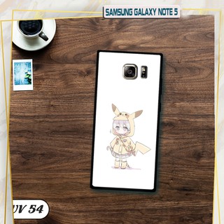 Ốp điện thoại Samsung Galaxy Note 5 lưng nhám viền cao su dẻo in hình