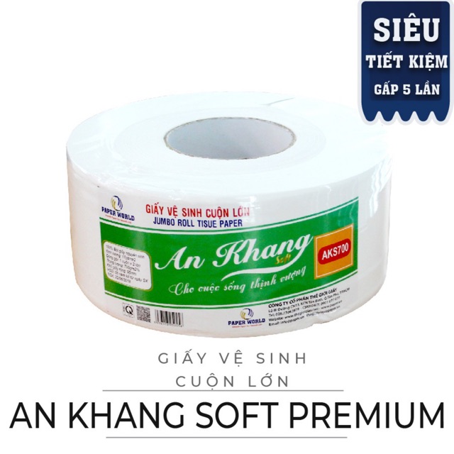 Giấy vệ sinh An Khang cuộn lớn 700g