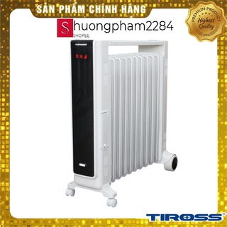 Máy sưởi dầu 11 thanh Tiross TS9212 - Hàng chính hãng bảo hành 12 tháng, ấm nhanh, kiểu dáng đẹp
