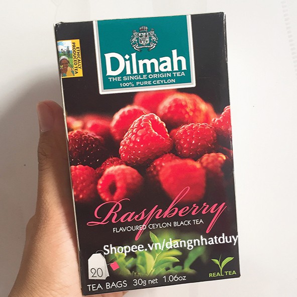 Trà túi lọc Dilmah Mâm Xôi (Raspberry)