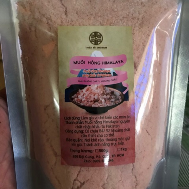 Muối HIMALAYA GÓI 500g