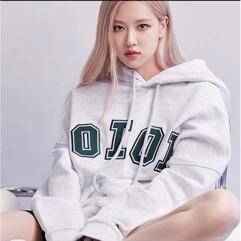 Áo hoodie nỉ Oioi ( màu xanh mint / xanh dương / xám / nâu )