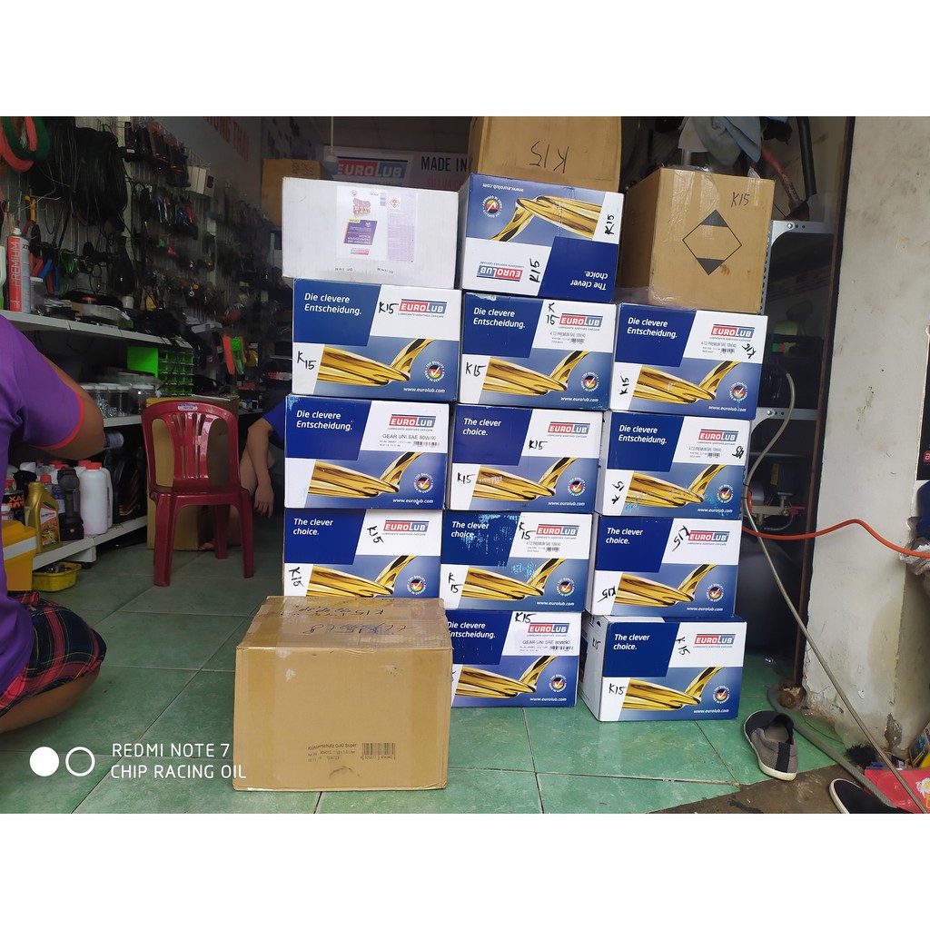Dầu Nhớt EURO LUB 10W 40 Xe Số - Và Xe Côn Tay CAo Cấp_ Lê Lĩnh Vlog