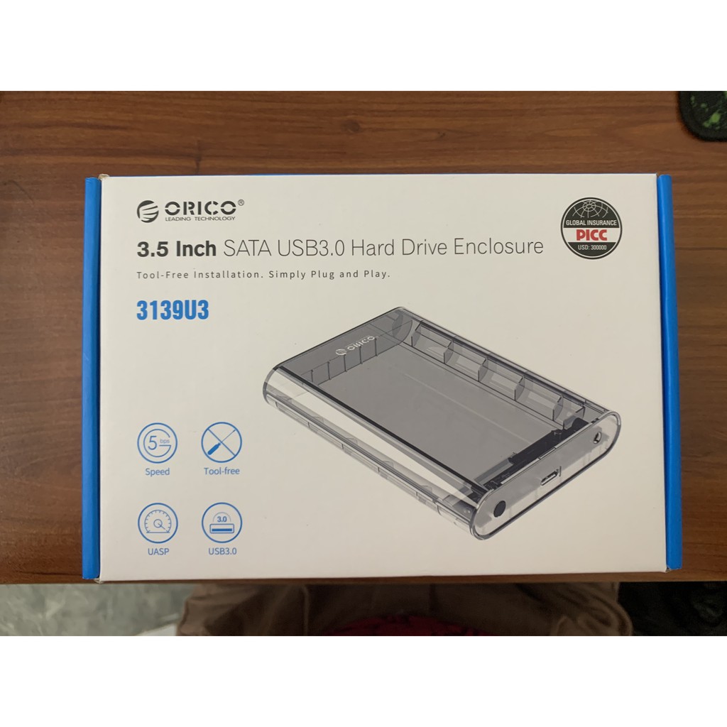 Hộp ổ cứng 3.5 inch USB 3.0 ORICO 3139U3-CR - Hàng chính hãng | BigBuy360 - bigbuy360.vn