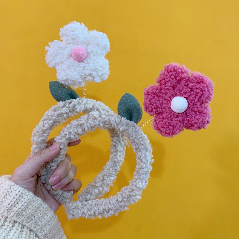 Băng Đô Cài Tóc Đính Hoa Dễ Thương Cho Bé Gái