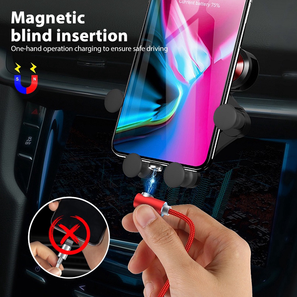 Dây cáp sạc dây bên cotton có đầu sạc micro USB hình chữ L từ tính 2M