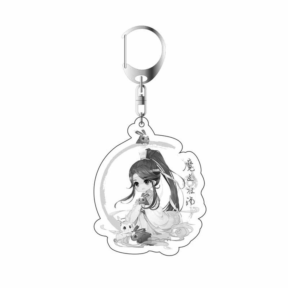 LANFY Mo Dao Zu Shi Móc Chìa Khóa Acrylic Dễ Thương Sáng Tạo Trang Trí Nội Thất Xe Hơi Grandmaster of Demonic Wei Wuxian
