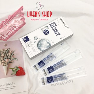 (Bán lẻ) Tinh chất truyền trắng Sur.Medic Super Glutathione 100 Bright Ampoule 1g