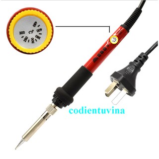 Mỏ hàn chì cao cấp 60W (kèm 3 đầu mỏ hàn, đế gác mỏ hàn và keo)