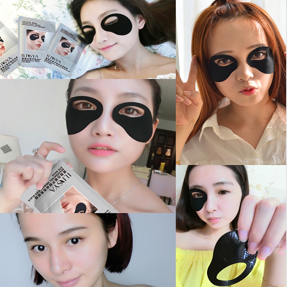 Mặt Nạ Mắt Màu Đen Cải Thiện Da Vùng Mắt Giảm Quầng Thâm Chống Lão Hóa