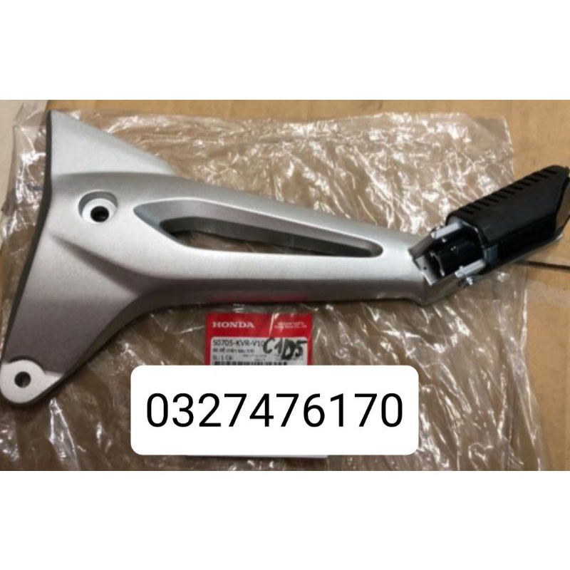 Cặp đùi pass gác chân sau xe Wave A, RS, S100 zin honda