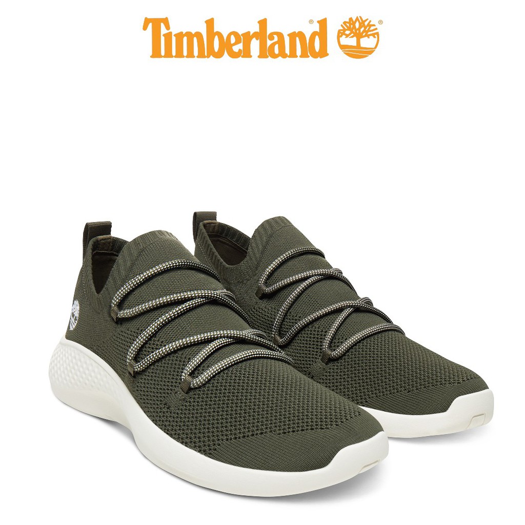 Giày Thể Thao Nam Timberland FlyRoam Go Knit Màu Xanh Rêu Đậm TB0A1Z7E9H