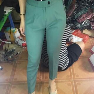 Quần baggy vạt lệch