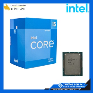 Mua CPU Intel Core i5 12400 (2.5GHz turbo up to 4.4Ghz  6 Cores 12 Threads  18MB Cache  65W) | Full Box Nhập Khẩu