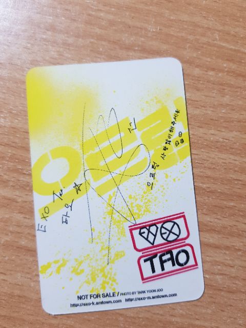TÁCH LẺ CARD THÀNH VIÊN EXO-M
