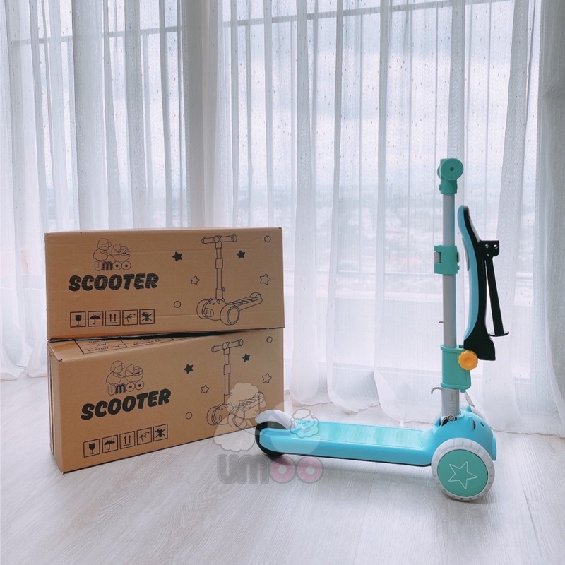 Xe Scooter Heo xanh Umoo YESPAPA Hàng chính hãng