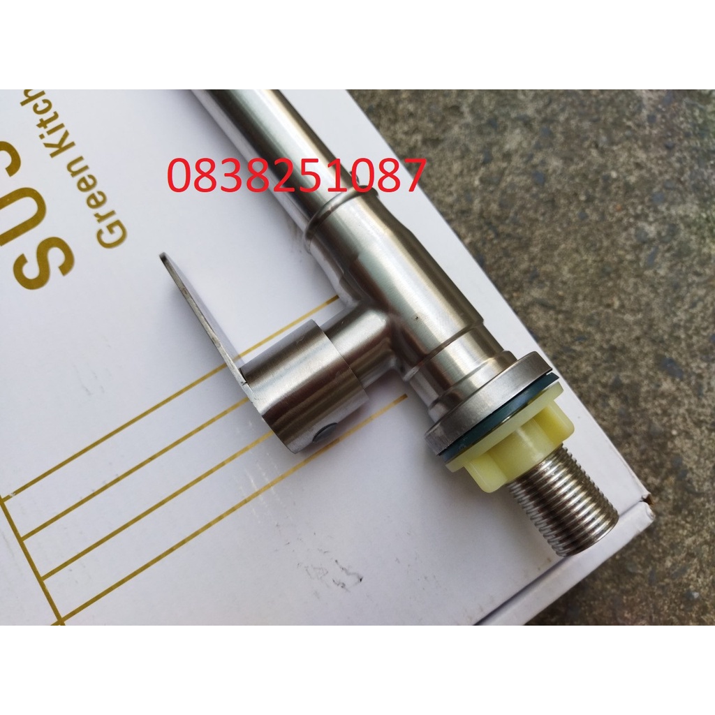 Vòi chén lạnh inox 304 ỐNG PHI 24