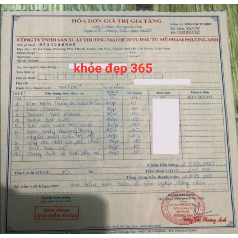Serum Huyết Thanh Spot A Cosmetics Chính Hãng
