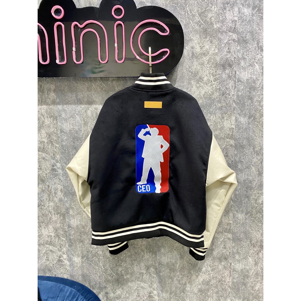 Áo Bomber - AFGK - A Feel Good Kid CEO Varsity Jacket