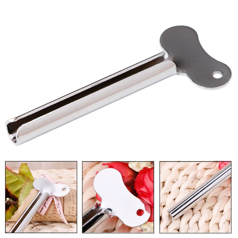 Dụng cụ nặn tuýp kem đánh răng bằng sắt không gỉ nhiều màu sắc