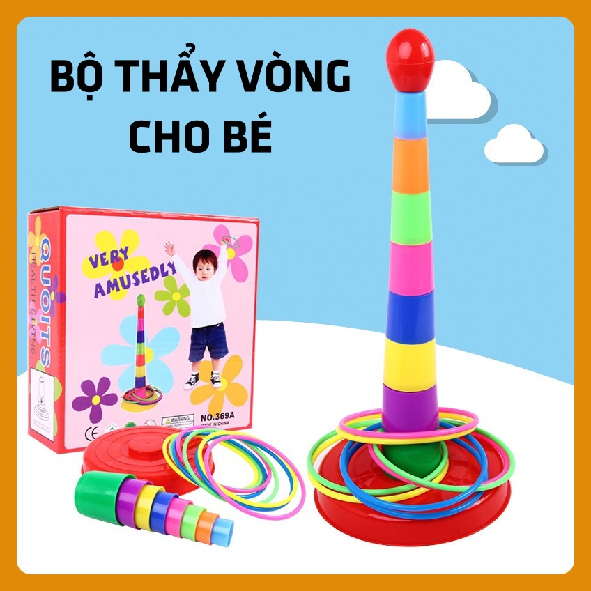 Bộ đồ chơi thẩy vòng cho bé vui nhộn