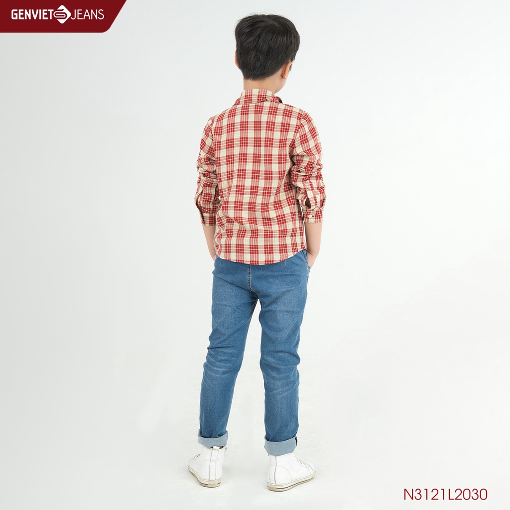 Áo Somi Dài Tay Genviet Bé Trai N3121L2030