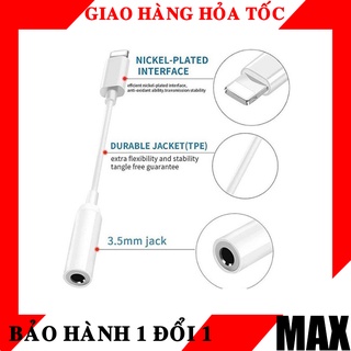 Jack chuyển iphone có mic, cổng chuyển chân sạc thành chân tai nghe 3.5mm