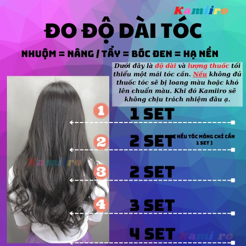 [ SALE ] Thuốc nhuộm tóc than chì chuẩn salon kamiiro