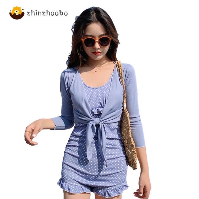 Bộ Đồ Bơi 2 Mảnh Tay Dài Thời Trang Quyến Rũ Cho Nữ | BigBuy360 - bigbuy360.vn