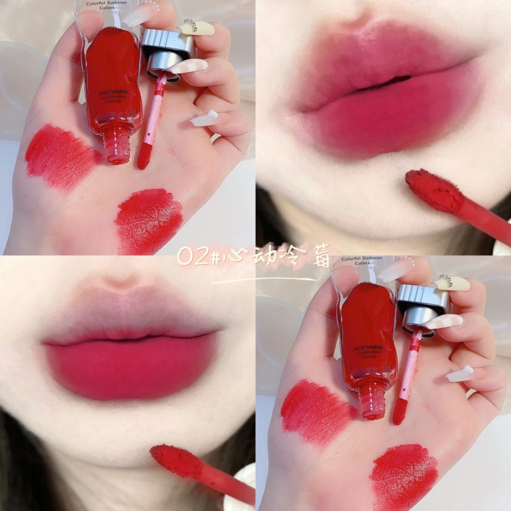 Son Kem Lì MAFFICK Mềm Môi Căng Mọng Ice Cube Velvet Cute Doll Tuýp