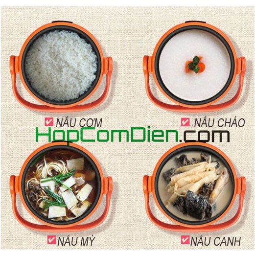 Nồi cơm điện mini Meiyun 1.2L di động | BigBuy360 - bigbuy360.vn