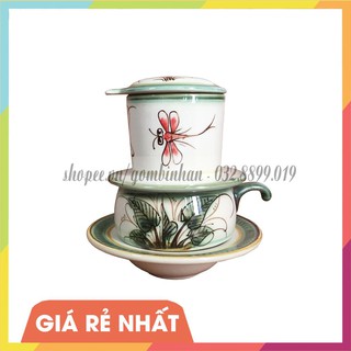 BỘ PHIN CAFE GỐM SỨ TRANG TRÍ ĐẸP MẮT - PHIN CAFE BÁT TRÀNG GIÁ RẺ