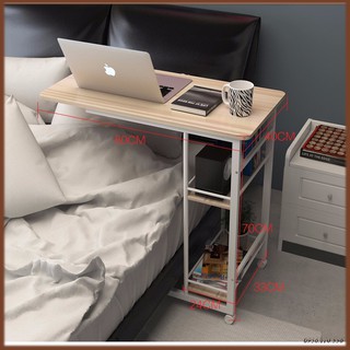 Bàn làm việc có 2 ngăn để đồ và bánh xe 9214