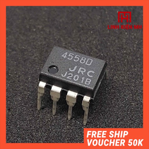 IC Khuếch Đại 4558D DIP8