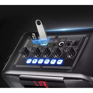 [Mã ELHACE giảm 4% đơn 300K] Loa karaoke Temeisheng SL05-26 (2 Micro)