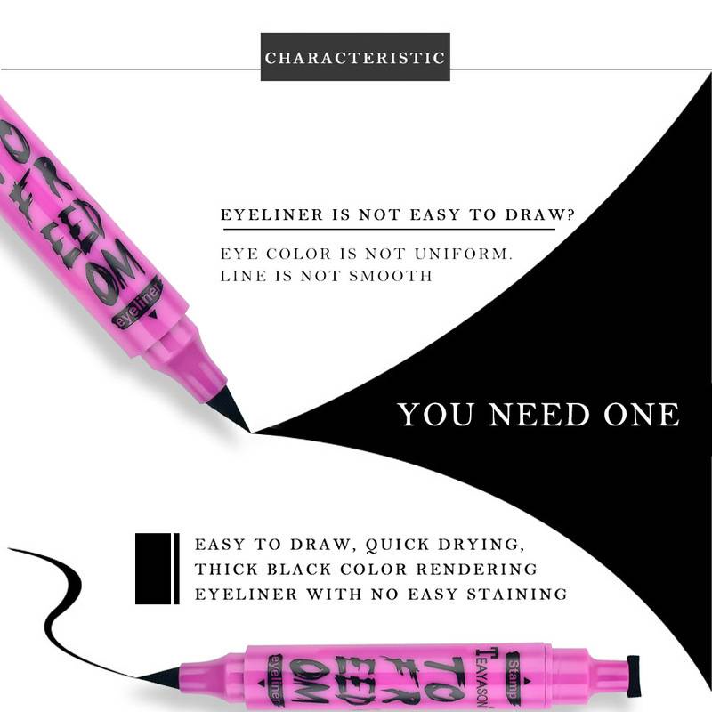 [Hàng mới về] Bút kẻ mắt hai đầu nhanh khô lâu trôi chống thấm nước