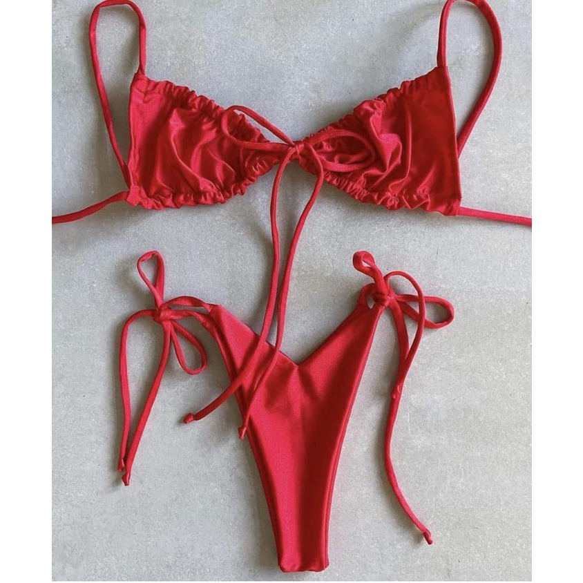 Bikini Tam Giác Basic Hoa Nhí Mặc Được 6 Kiểu